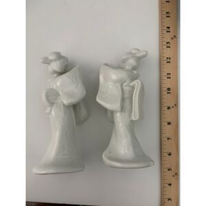 2 HomeCo porcelain geisha girls #1443
